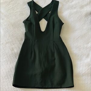 Superdown Mini Elegant Green Mini Sleeveless Dress Sz Small